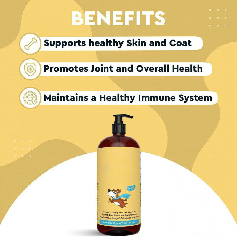 Phalam Pet Fish Oil Supplement for Dogs — Skin, Coat & Joint Support