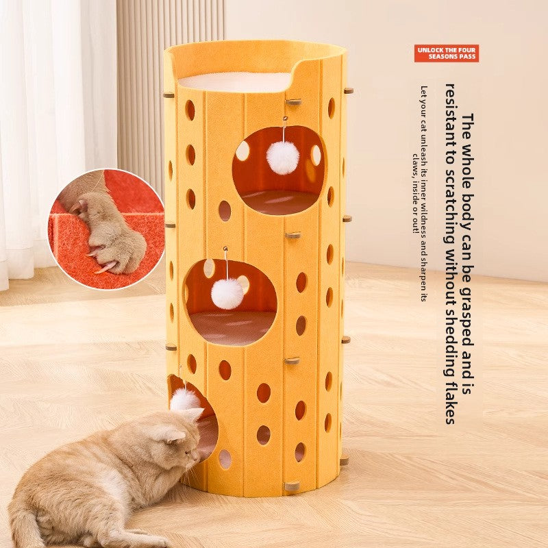 Phalam Pet Multi-Layer Cat Tree with Scratching Posts – 3 or 4 Tier