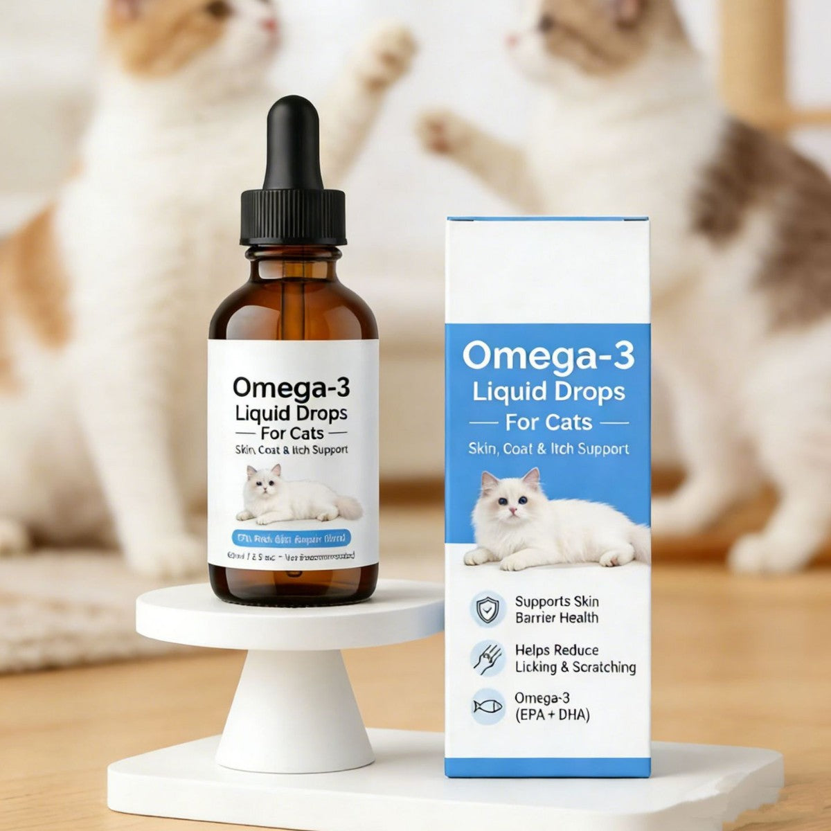 Phalam Pet Liquid Nutritional Supplement for Cats and Dogs — Salmon Flavor