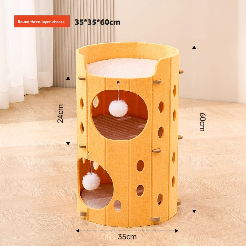 Multi Layer Cat Tree with Scratching Posts