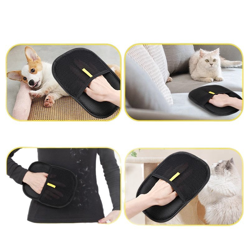Phalam Pet Electrostatic Five-Finger Hair Removal Glove for Cats and Dogs
