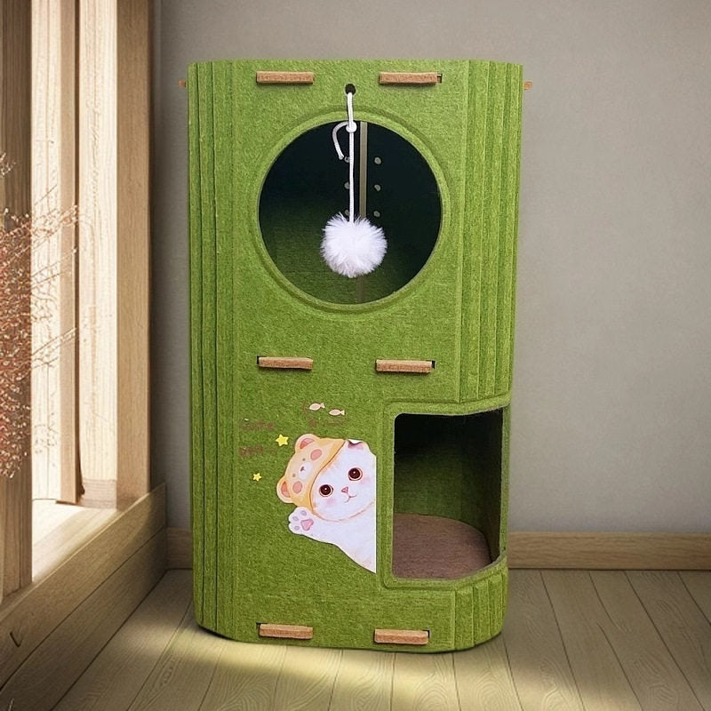 Multi Layer Cat Tree with Scratching Posts