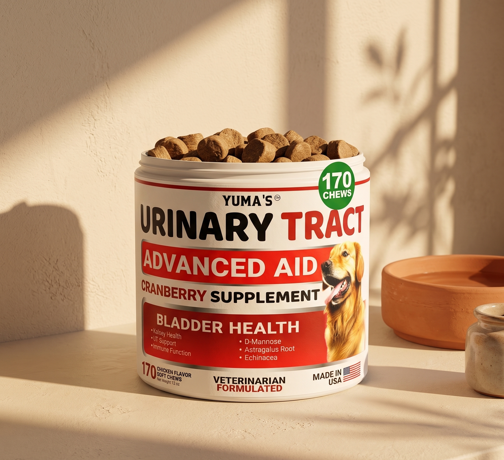 Dog UTI Cranberry Supplement – 170 Bladder & Urinary Health Treats