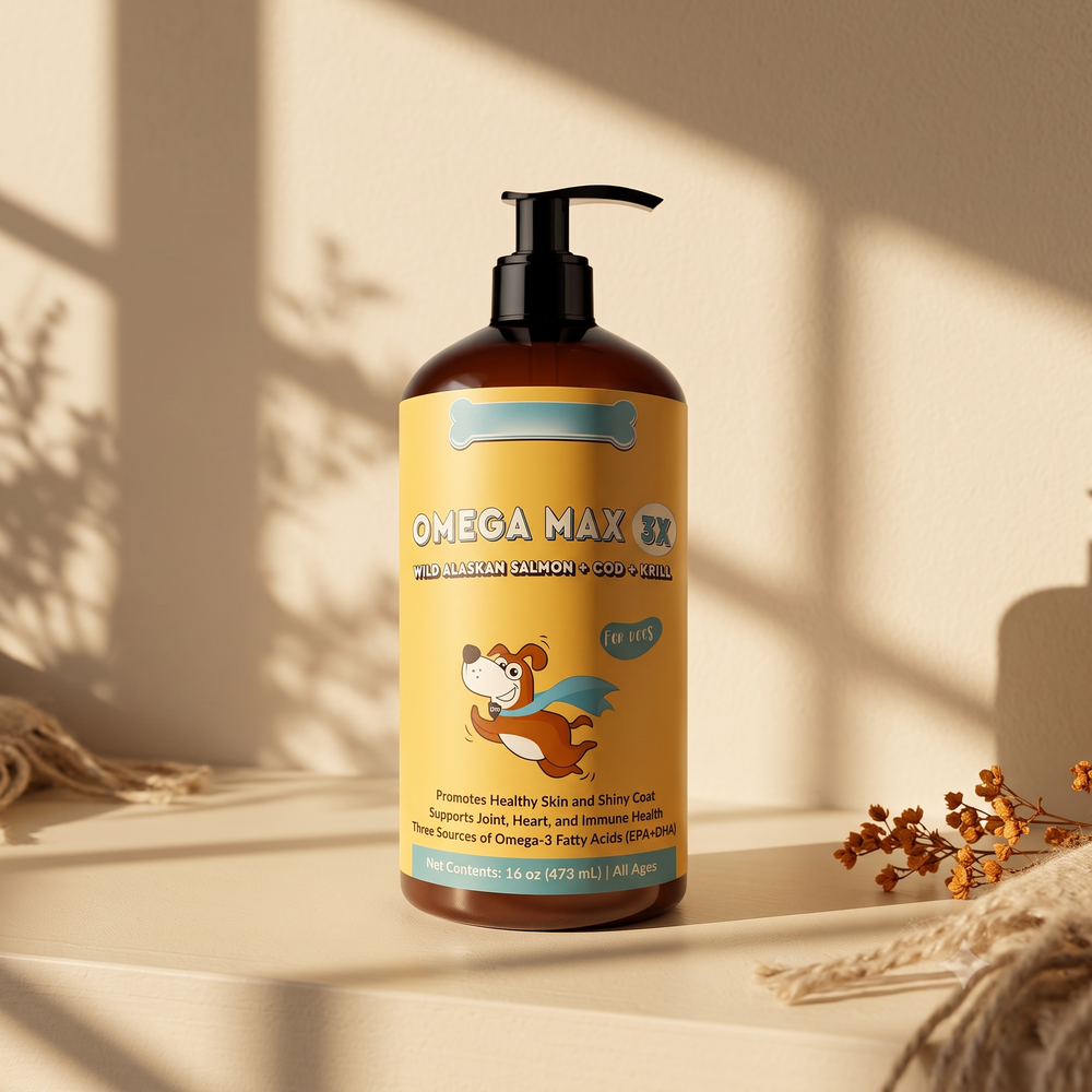 Phalam Pet Fish Oil Supplement for Dogs — Skin, Coat & Joint Support