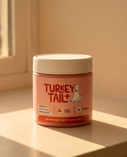 Probiotics with Turkey Tail Mushroom – Digestive & Immune Support for Dogs