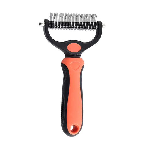 Double-Sided Dematting Comb for Cats and Dogs