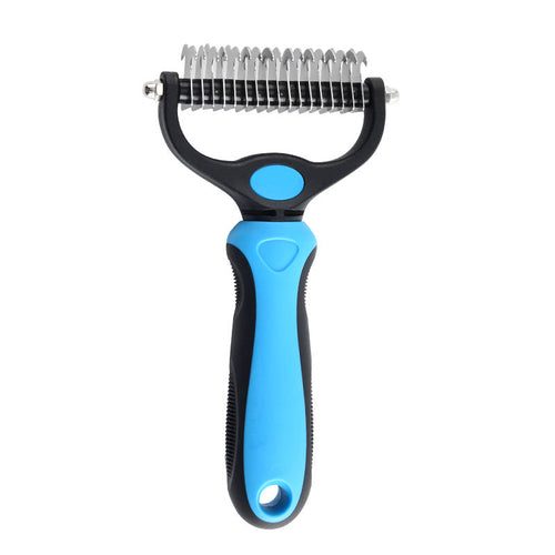 Double-Sided Dematting Comb for Cats and Dogs