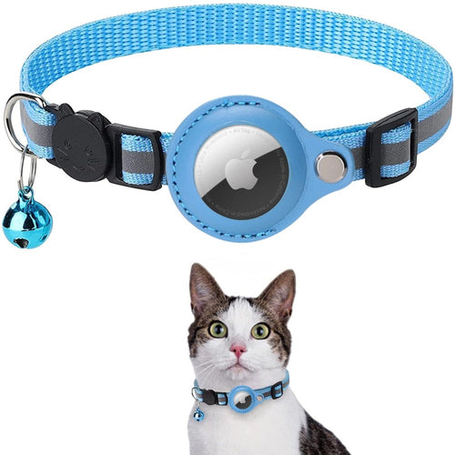 Phalam Pets Reflective AirTag Case Collar for Cats & Dogs