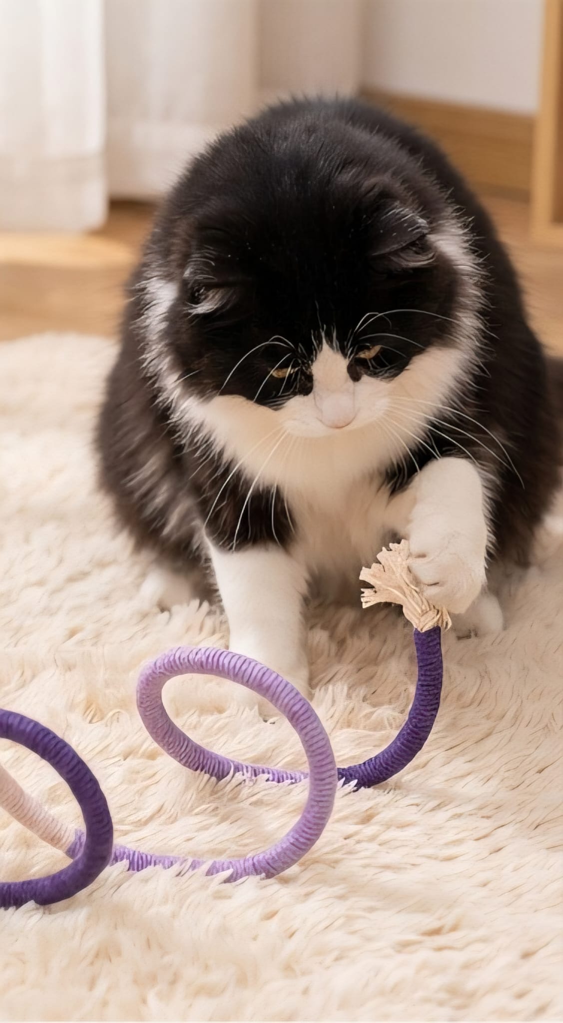 Handmade Cotton Rope Cat Toy with Silvervine