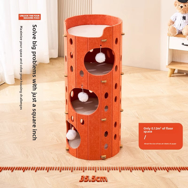 Phalam Pet Multi-Layer Cat Tree with Scratching Posts – 3 or 4 Tier