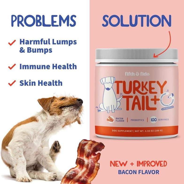 Probiotics with Turkey Tail Mushroom – Digestive & Immune Support for Dogs