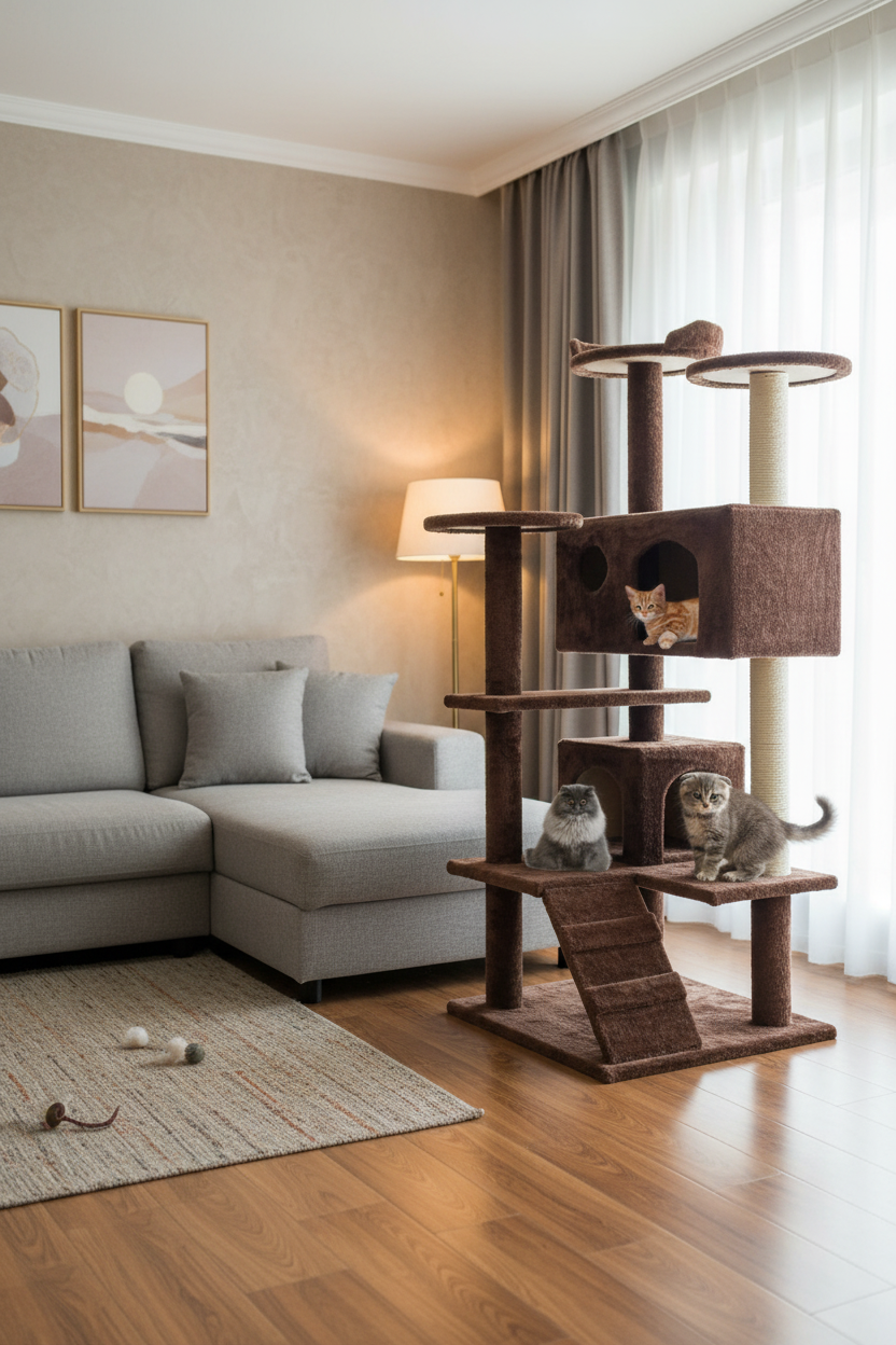 Cat Tower - Living Room