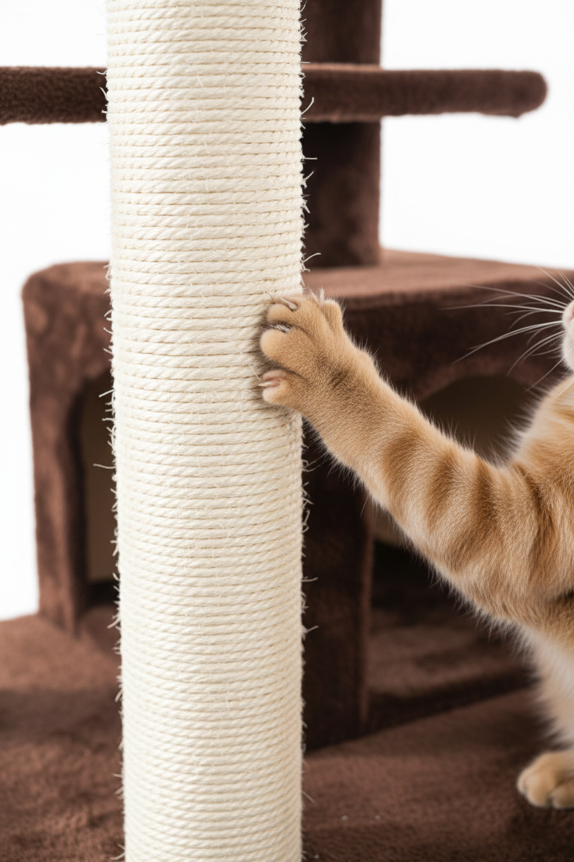 Cat Tower - Sisal Detail