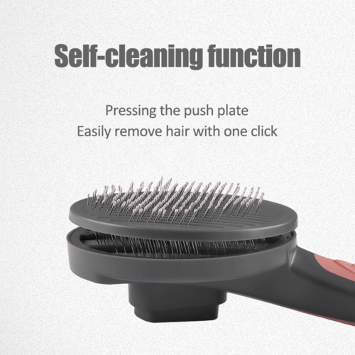 Phalam Pet Self-Cleaning Pet Grooming Comb – For Cats & Dogs