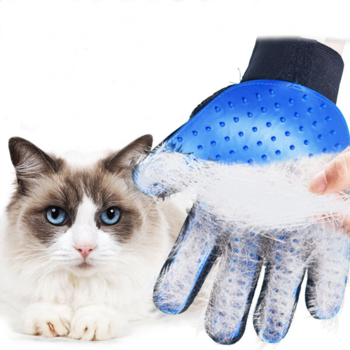 Pet Hair Remover & Grooming Brush Glove