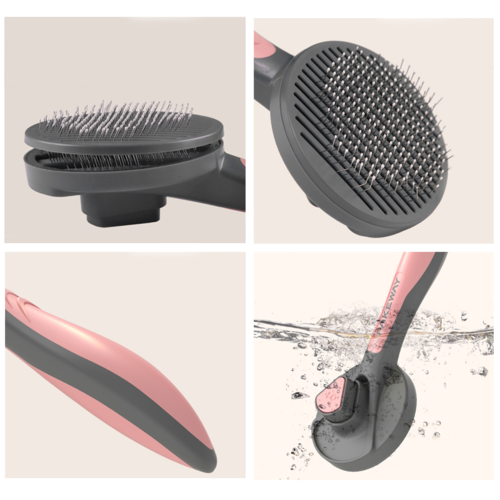 Phalam Pet Self-Cleaning Pet Grooming Comb – For Cats & Dogs