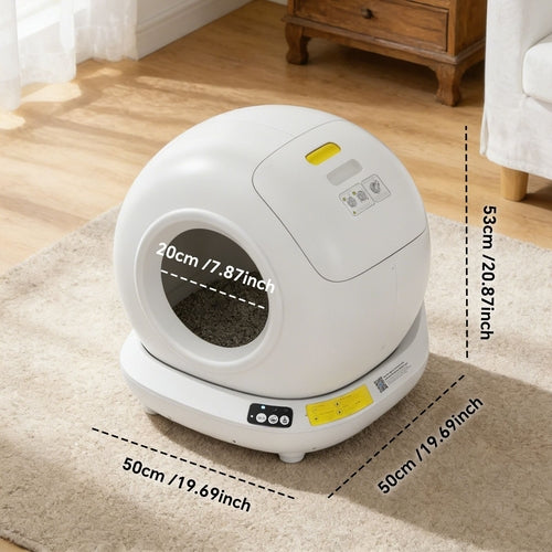 Self-Cleaning Cat Litter Box | Fully Enclosed Automatic, App Control