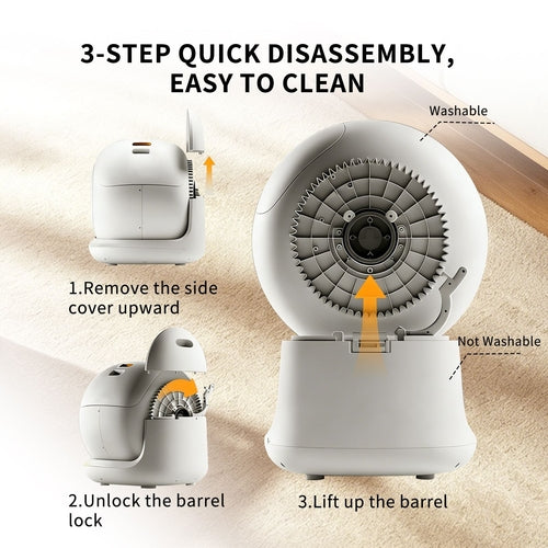 Self-Cleaning Cat Litter Box | Fully Enclosed Automatic, App Control
