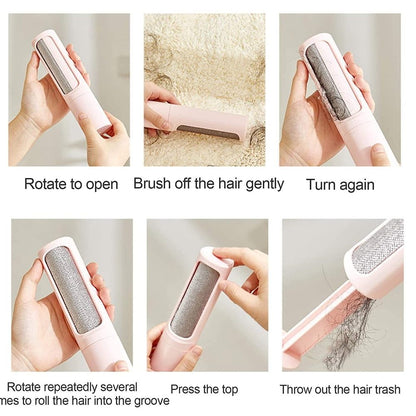 Phalam Pet Reusable Pet Hair Remover Brush — Portable Lint Roller