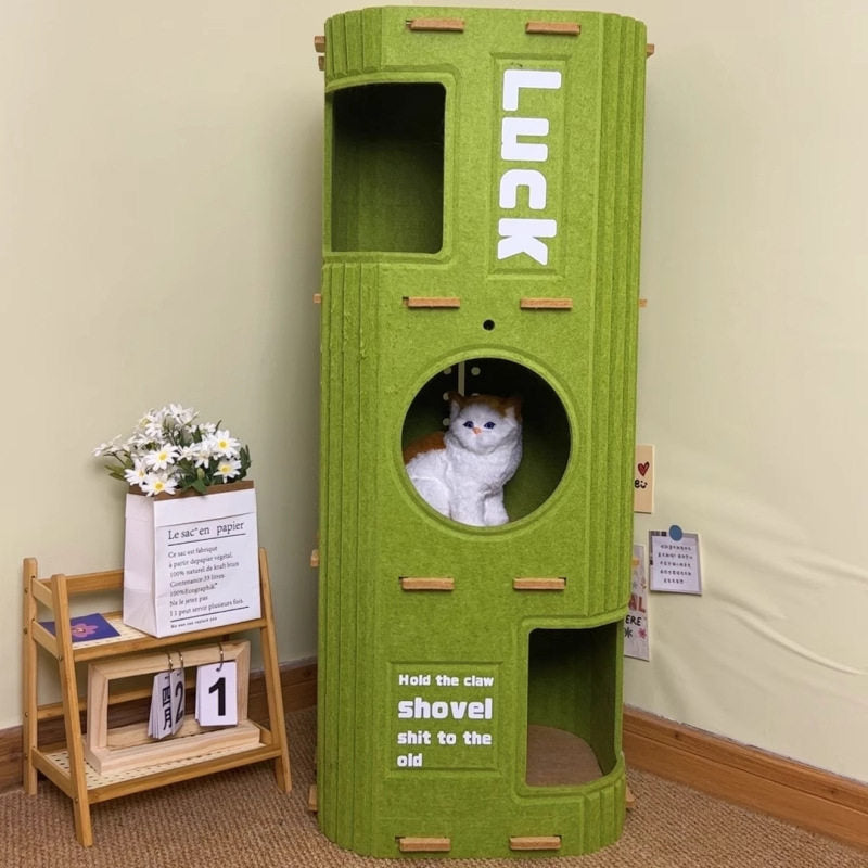 Multi Layer Cat Tree with Scratching Posts