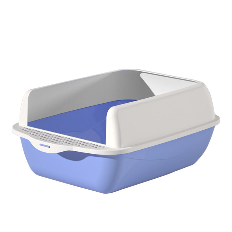 Phalam Pet Semi-Enclosed Cat Litter Box with Scoop