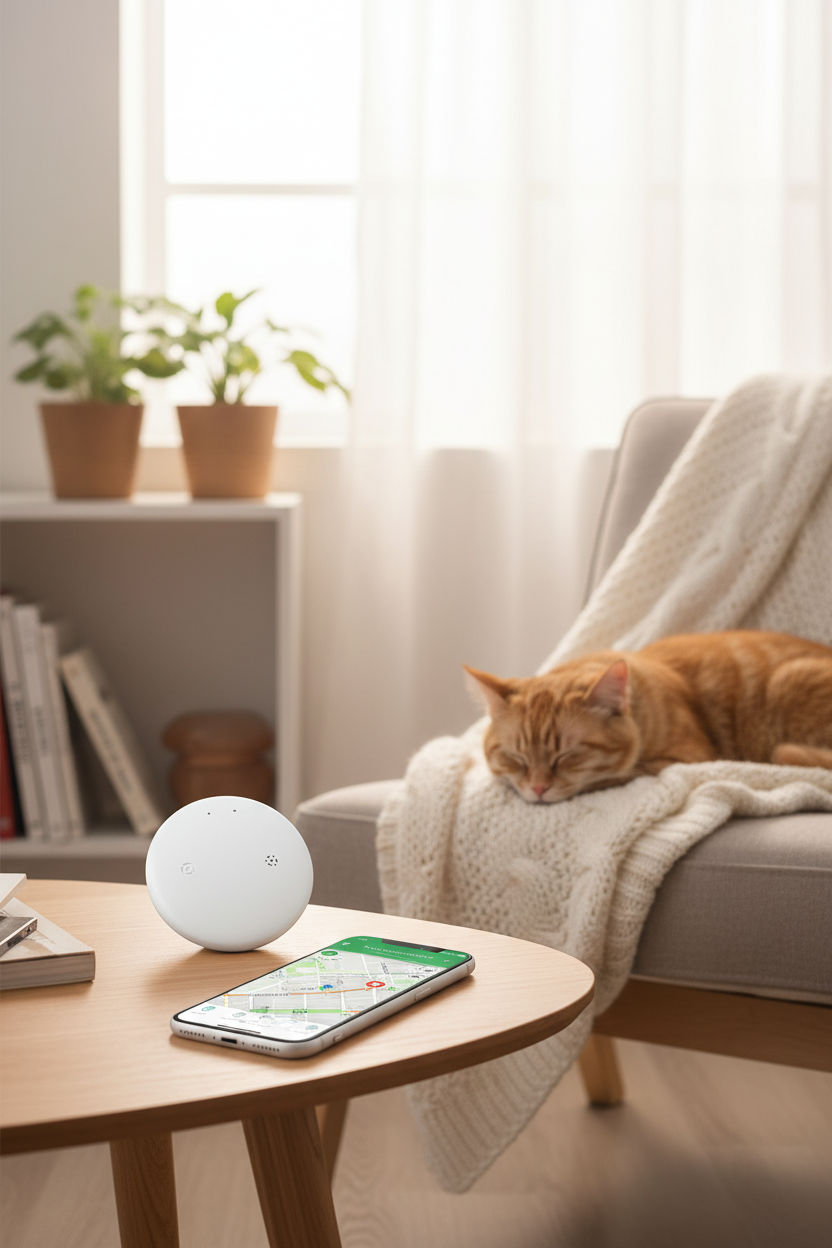 GPS Tracker - Home with Cat