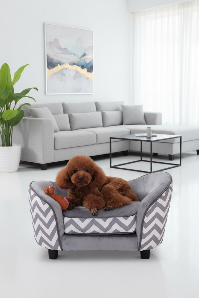 PawHut Sofa - Poodle Lifestyle