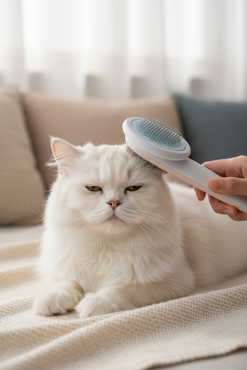 Self-Cleaning Pet Massage Comb – Grooming Brush for Cats & Dogs